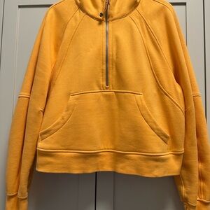 Lululemon Athletica Scuba Golden Half-Zip Hoodie